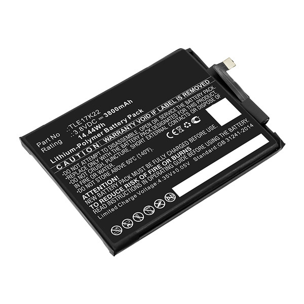 Wiko TLE17K22 accu (3,8 V, 3800 mAh, 123accu huismerk)  AWI00102 - 1