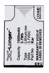 Wiko WKR001SL accu (1000 mAh, 123accu huismerk)  AWI00050