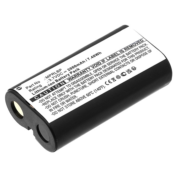 Wisycom MPRLBP accu (3.7 V, 2000 mAh, 123accu huismerk) AWI00133 - 1