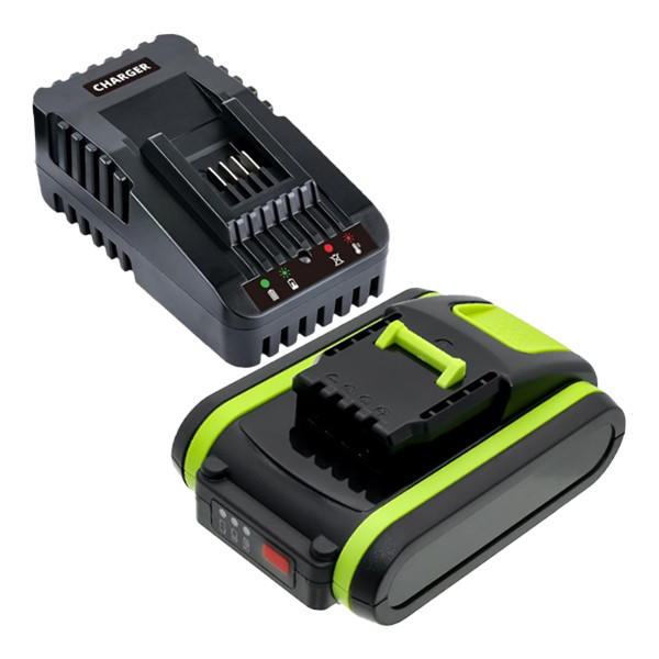 Worx PowerShare WA3604 / 20V Max accu + oplader (20 V, 2.5 Ah, 123accu huismerk) AWO00128 - 1
