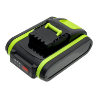 Worx PowerShare WA3639 / WA3551 / 20V Max accu (20 V, 2.0 Ah, 123accu huismerk) AWO00025