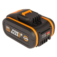 Worx PowerShare WA3641 / 20V Max accu (20 V, 6.0 Ah, origineel)  AWO00099