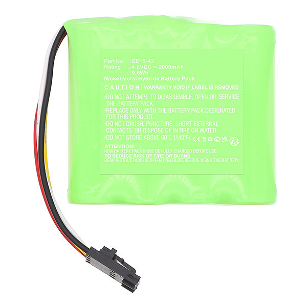 X-Rite SE15-43 /  SE-15-43  Rev C accu (4.8 V, 2000 mAh, 123accu huismerk) AXR00014 - 3