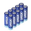 10 stuks XTAR 14500 oplaadbare lithium batterijen (3.7 V, 2A, 800 mAh)