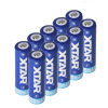 10 x XTAR 14500 batterij (3.7 V, 2A, 800 mAh)