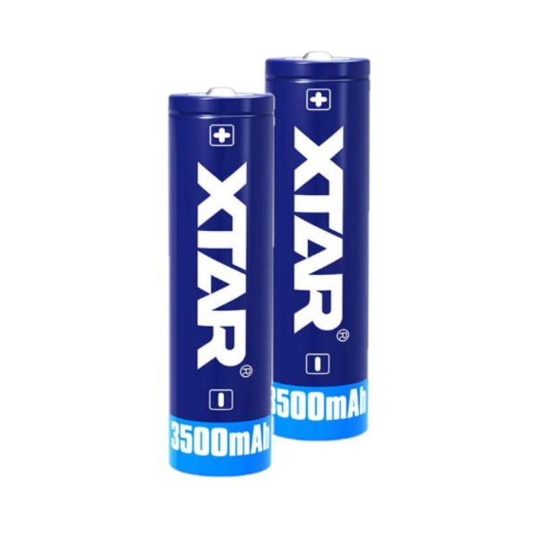 2 stuks XTAR 18650 oplaadbare lithium batterijen (3.6 V, 3500 mAh, 10A) AXT00031 - 1