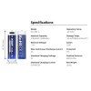 XTAR USB-C Oplaadbare AA 1,5V Li-ion Batterijen (16 stuks, 2450 mAh, 4100 mWh) AXT00174 - 5