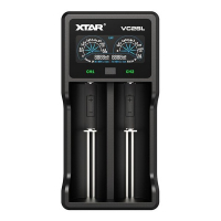 XTAR VC2SL USB-C 2-slots oplader voor Li-ion / Ni-Mh Batterijen AXT00044