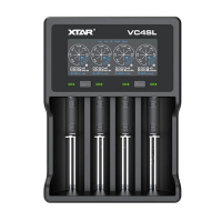 XTAR VC4SL USB-C 4-slots oplader voor Li-ion / Ni-Mh Batterijen AXT00045