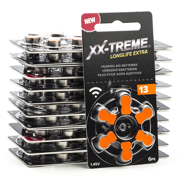 XX-TREME Longlife Extra 13 / PR48 / Oranje gehoorapparaat batterij 120 stuks A1200020 - 1