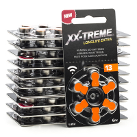 XX-TREME Longlife Extra 13 / PR48 / Oranje gehoorapparaat batterij 120 stuks A1200020