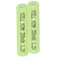 2 stuks: Xcell oplaadbare AAAA / HR61 batterijen (1.2V, 300 mAh, Ni-Mh) ANB00136