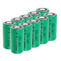 Xcell Oplaadbare SC / Sub-C / X3600SCR Ni-MH batterij (10 stuks, 3600 mAh) AXC00010