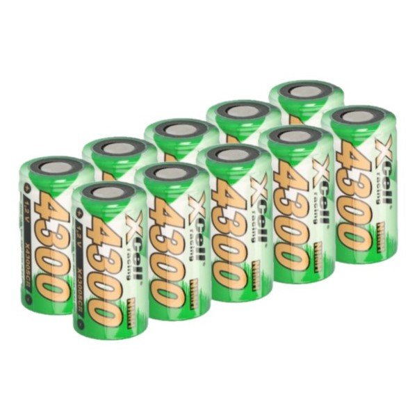 Xcell Oplaadbare SC / Sub-C / X4300SCR Ni-MH batterij (10 stuks, 4300 mAh) AXC00016 - 1