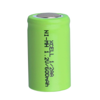 Xcell oplaadbare 1/2 AA batterij 1 stuk (1.2V, 600 mAh, Ni-Mh) AXC00030