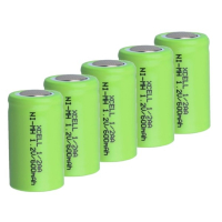 Xcell oplaadbare 1/2 AA batterij 5 stuks (1.2V, 600 mAh, Ni-Mh) AXC00032