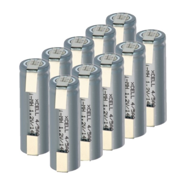 Xcell oplaadbare 4/5AA batterijen 10 stuks met U-Tag (1.2 V, 1400 mAh, Ni-Mh) AXC00025 - 1