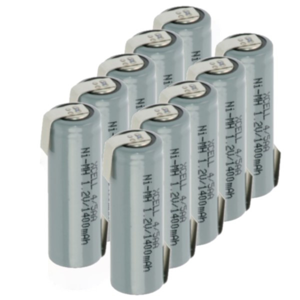 Xcell oplaadbare 4/5AA batterijen 10 stuks met Z-Tag (1.2 V, 1400 mAh, Ni-Mh) AXC00029 - 1