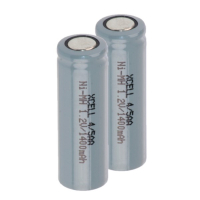 Xcell oplaadbare 4/5AA batterijen 2 stuks (1.2 V, 1400 mAh, Ni-Mh) AXC00019