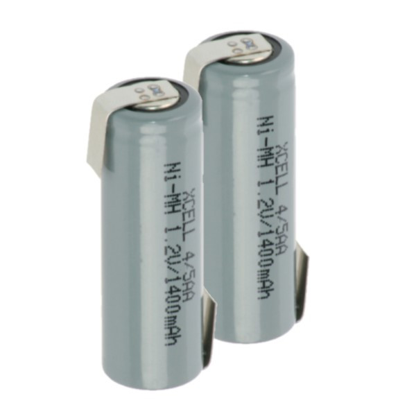 Xcell oplaadbare 4/5AA batterijen 2 stuks met Z-Tag (1.2 V, 1400 mAh, Ni-Mh) AXC00027 - 1