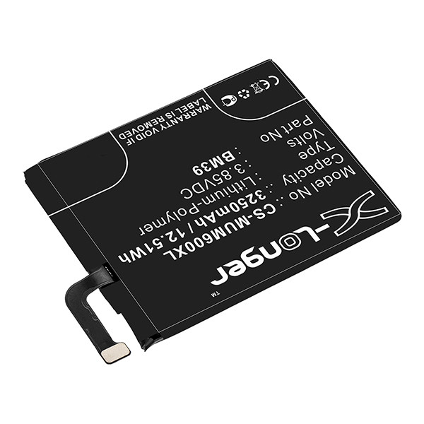 Xiaomi BM39 accu (3350 mAh, 123accu huismerk) AXI00042 - 2