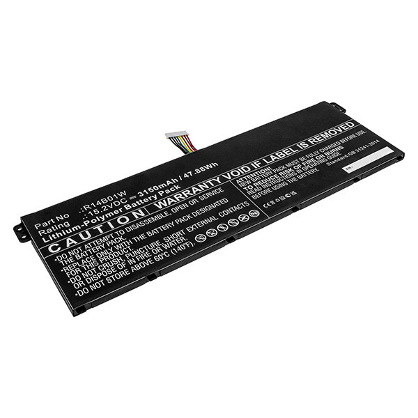 Xiaomi R14B01W accu (15.2 V, 3150 mAh, 123accu huismerk)  AXI00126 - 1