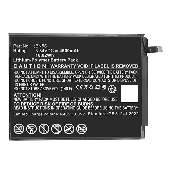 Xiaomi Redmi Pad Pro / BN5S accu (3.84 V, 4900 mAh, 123accu huismerk) AXI00200 - 1