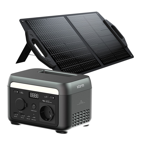 Xtorm Draagbare Power Station (102Wh / 200W) + Xtorm Opvouwbaar Zonnepaneel 60W AXT00142 - 1
