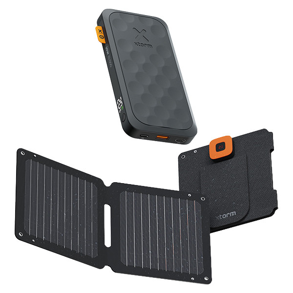 Xtorm Fuel Series Powerbank (10000 mAh) + Xtorm SolarBooster Opvouwbaar Zonnepaneel (14W) AXT00143 - 1