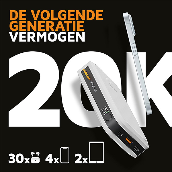 Xtorm Fuel Series Powerbank wit (35W, 20000 mAh) AXT00108 - 8