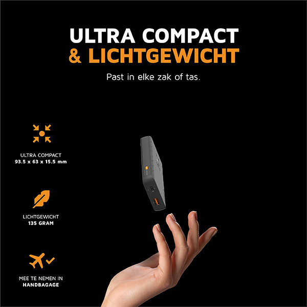 Xtorm Go2 Powerbank zwart (12W, 5000 mAh) AXT00117 - 8