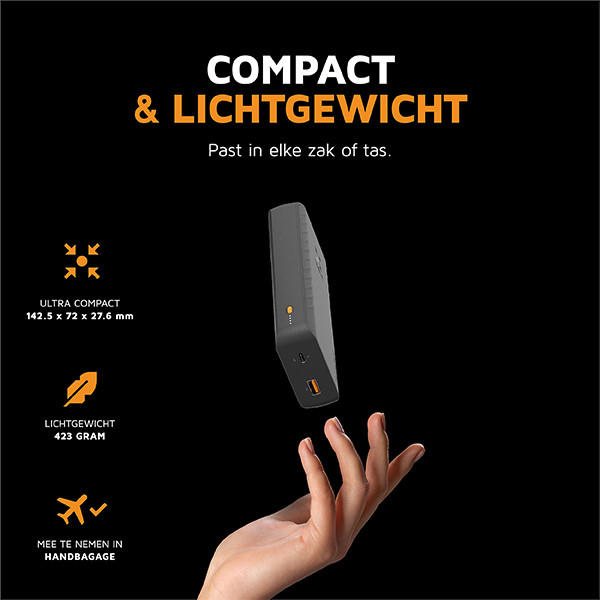 Xtorm Go2 Powerbank zwart (15W, 20000 mAh) AXT00121 - 8