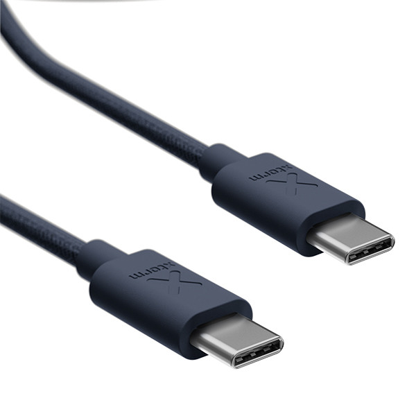 Xtorm Go2 USB-C kabel Power Delivery (100 W, 1 m, blauw) AXT00203 - 1
