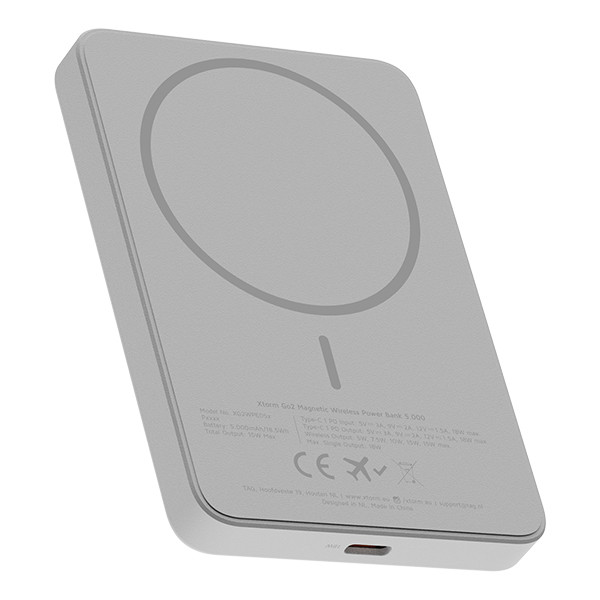 Xtorm Go2 magnetische draadloze powerbank (15 W, 5.000 mAh) AXT00193 - 4