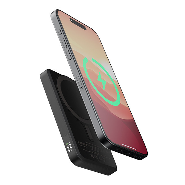 Xtorm Magnetic Wireless Powerbank zwart (7.5W, 5000 mAh) AXT00112 - 1