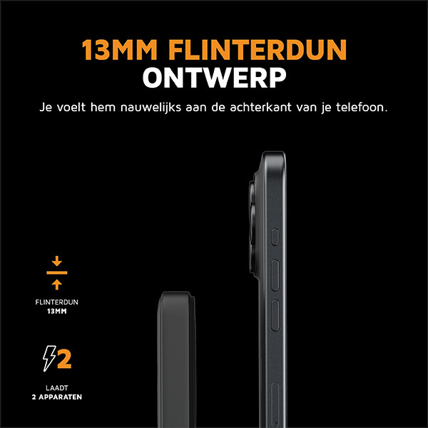 Xtorm Magnetic Wireless Powerbank zwart (7.5W, 5000 mAh) AXT00112 - 5