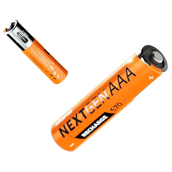 Xtorm NextGen USB-C Oplaadbare AAA 1,5V Li-ion Batterijen (4 stuks, 570 mAh) AXT00126 - 3