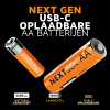 Xtorm NextGen USB-C Oplaadbare AA 1,5V Li-ion Batterijen (4 stuks, 2200 mAh) AXT00125 - 1