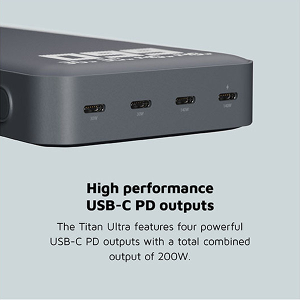 Xtorm Titan Ultra Powerbank (200W, 27000 mAh) AXT00114 - 8