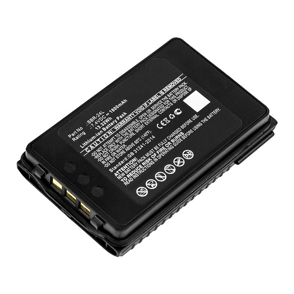 Yaesu SBR-24L accu (1800 mAh, 123accu huismerk)  AYA00050 - 1