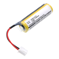 Yaskawa ER6BDWK77P / ER6BD-WK77P accu (3.6 V, 2000 mAh, 123accu huismerk) AYA00085