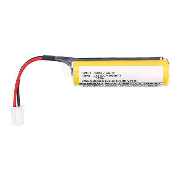 Yaskawa ER6BDWK77P / ER6BD-WK77P accu (3.6 V, 2000 mAh, 123accu huismerk) AYA00085 - 3