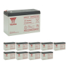 10 Stuks: Yuasa NPW45-12 VRLA AGM Loodaccu's (12 V 7.5 Ah, F2 terminal) AYU00142 - 1