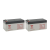 2 Stuks: Yuasa NP3.2-12 VRLA AGM Loodaccu's (12 V 3.2 Ah, F1 terminal) AYU00113 - 1