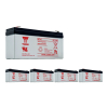 5 Stuks: Yuasa NP3-6 VRLA AGM Loodaccu's (6 V 3 Ah, F1 terminal) AYU00120 - 1