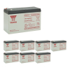 8 Stuks: Yuasa NPW45-12 VRLA AGM Loodaccu's (12 V 7.5 Ah, F2 terminal) AYU00143 - 1
