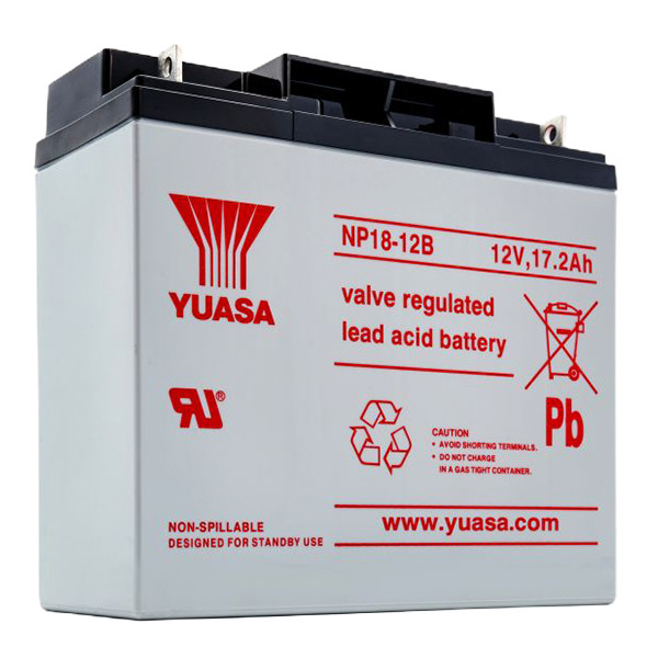 Yuasa NP18-12B VRLA AGM Loodaccu (12 V 18 Ah, M5 terminal) AYU00154 - 1
