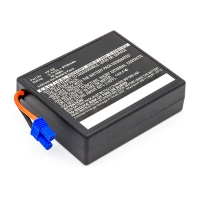 Yuneec YP-3A accu voor remote controller (3.7V, 8700 mAh, 123accu huismerk)  AYU00010