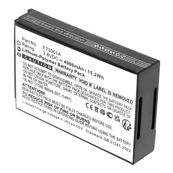 ZTE F73001A accu (3.8 V, 4000 mAh, 123accu huismerk) AZT00239 - 1