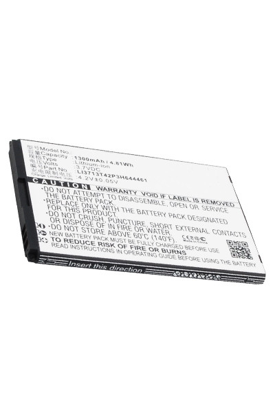 ZTE LI3713T42P3H644461 accu (1300 mAh, 123accu huismerk)  AZT00112 - 1